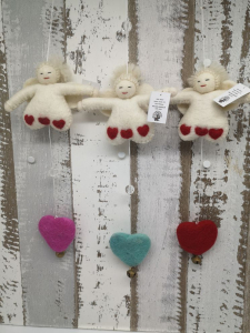 Schutzengel Kette mit Herz