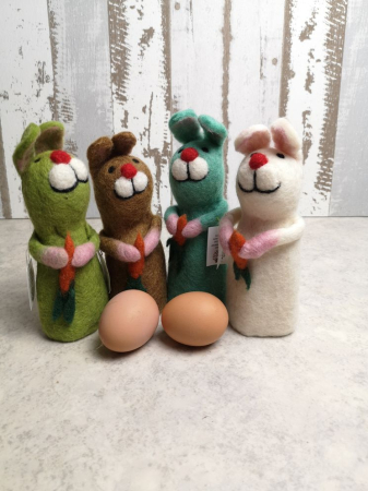 Tierische Eierwärmer Häschen